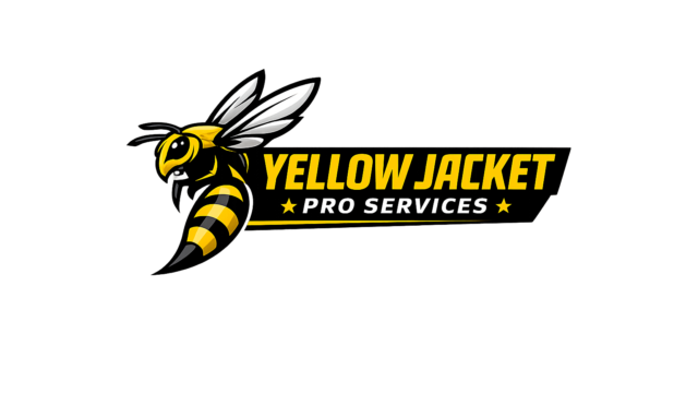 Fierce yellow jacket logo design