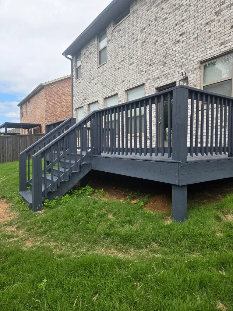deck stained